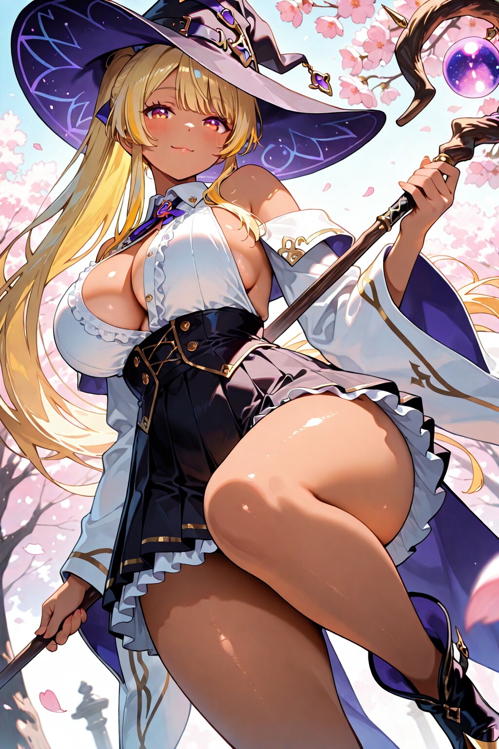 金魔女と桜①
