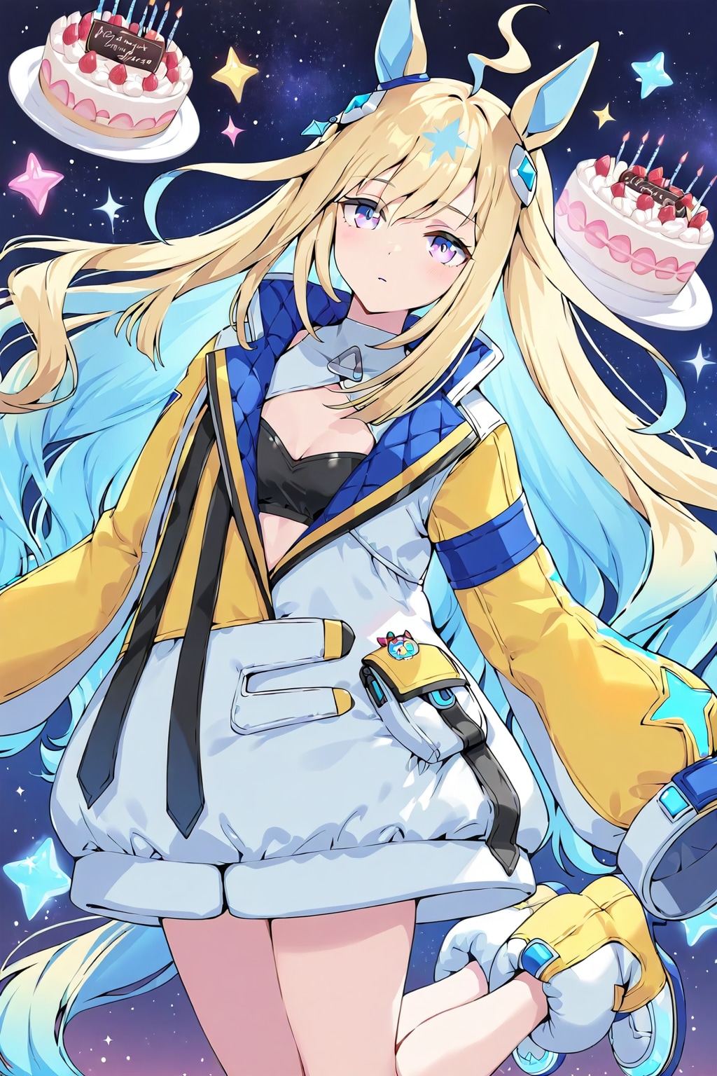お誕生日のネオユニヴァース🎂 | の人気AIイラスト・グラビア