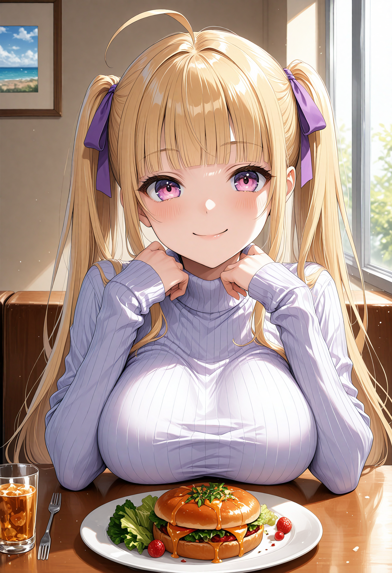 金髪ツインテ