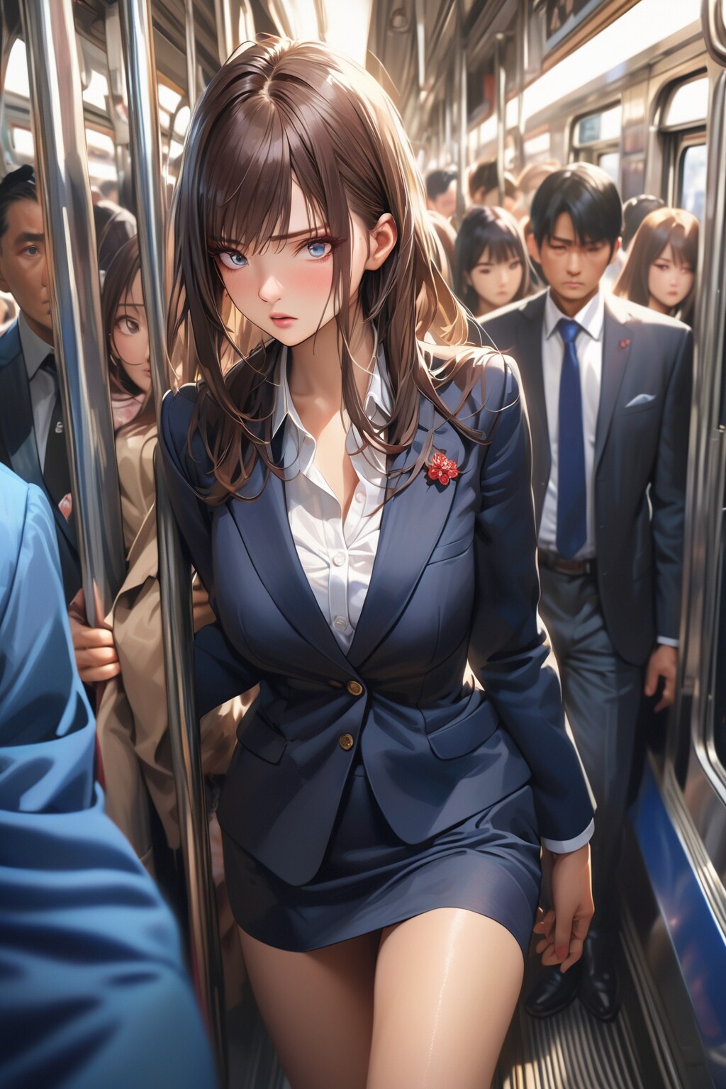 皆アンハッピー電車通勤