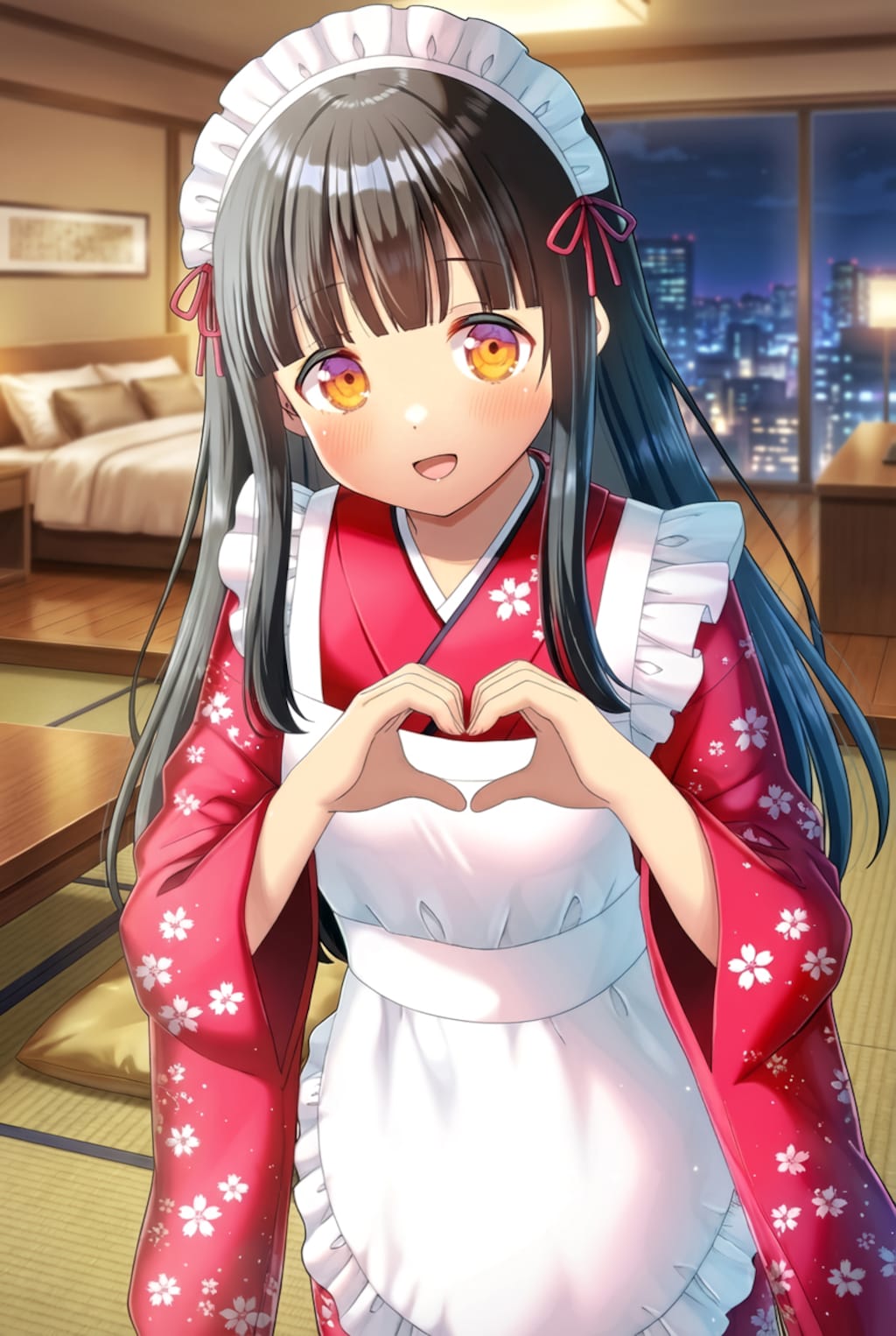 メイド風仲居さん