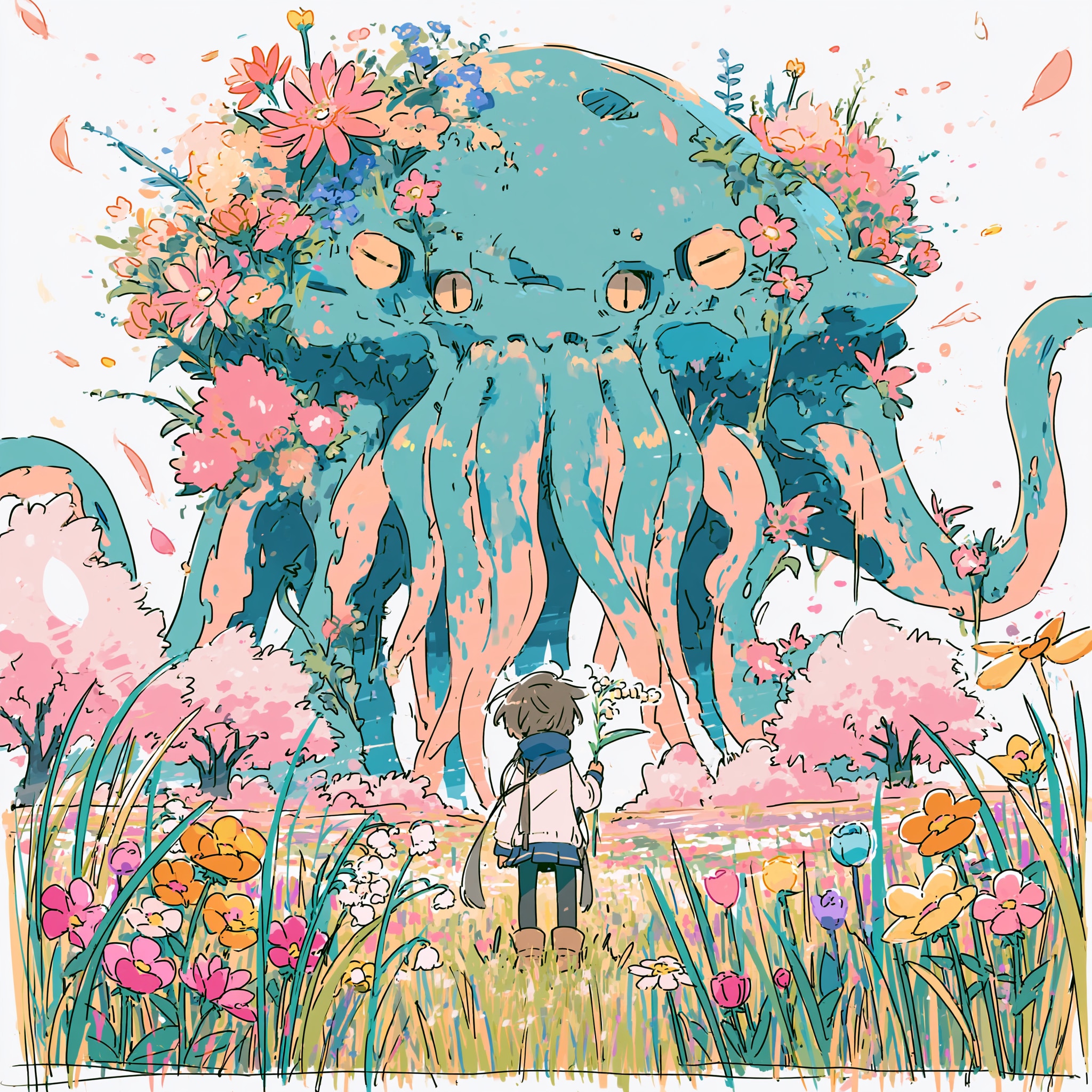 花を送る | の人気AIイラスト・グラビア