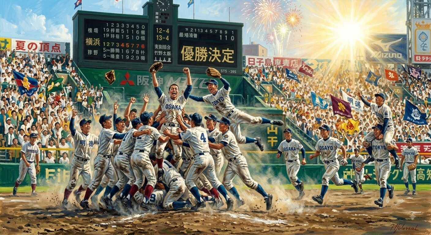 歓喜の甲子園 | の人気AIイラスト・グラビア