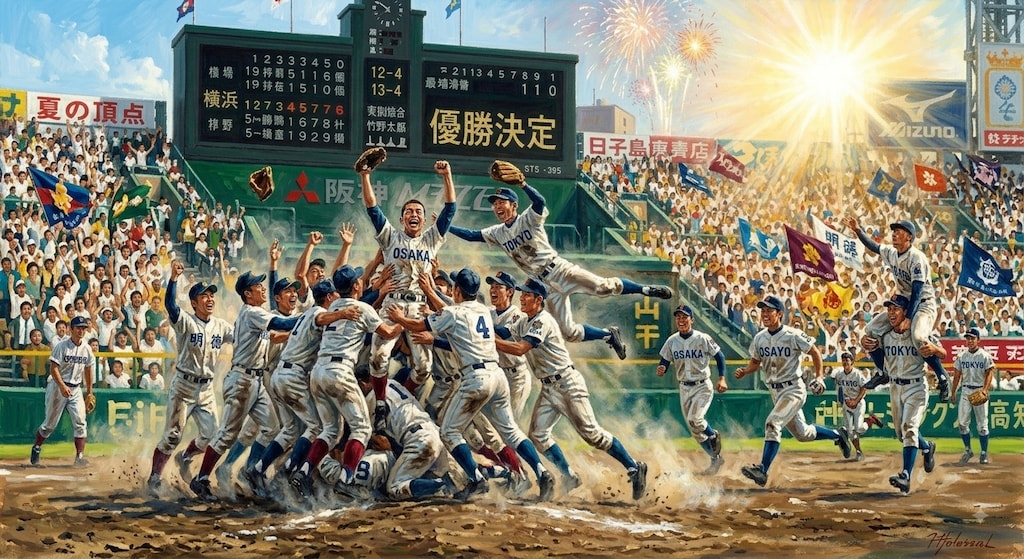 歓喜の甲子園