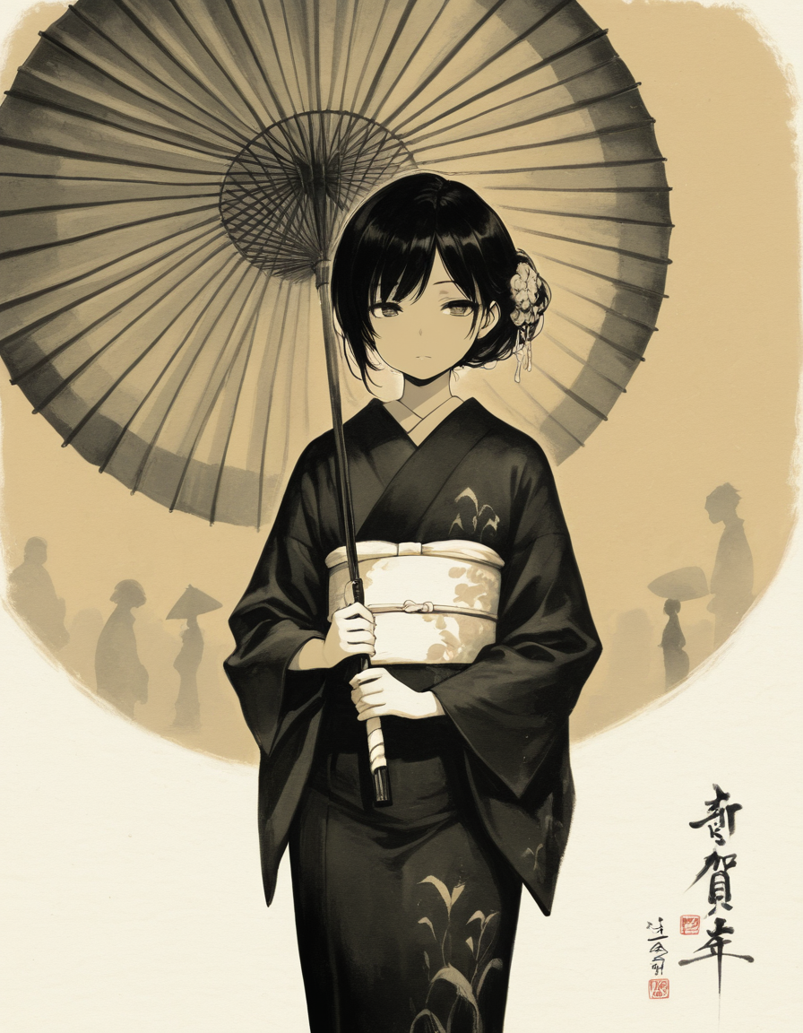 水墨画 | の人気AIイラスト・グラビア