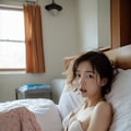 寝起きのエッチな彼女 4枚目