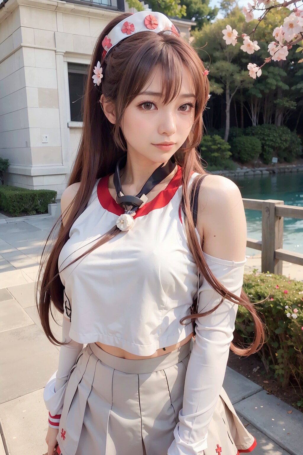 艦これ.大和風ナースコスプレ／大和、嬉しい。提督、感謝です♪／０９１６