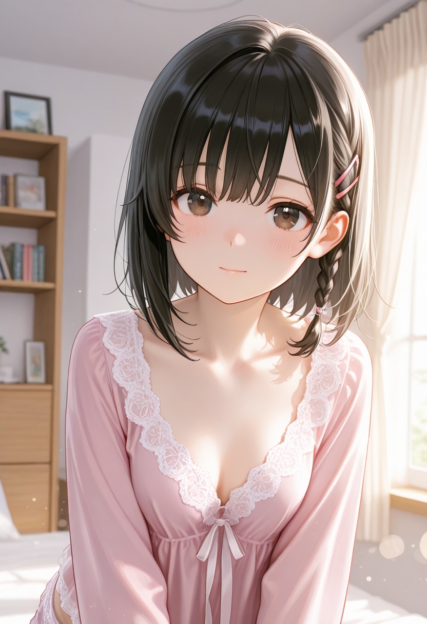 黒髪の美少女(371)