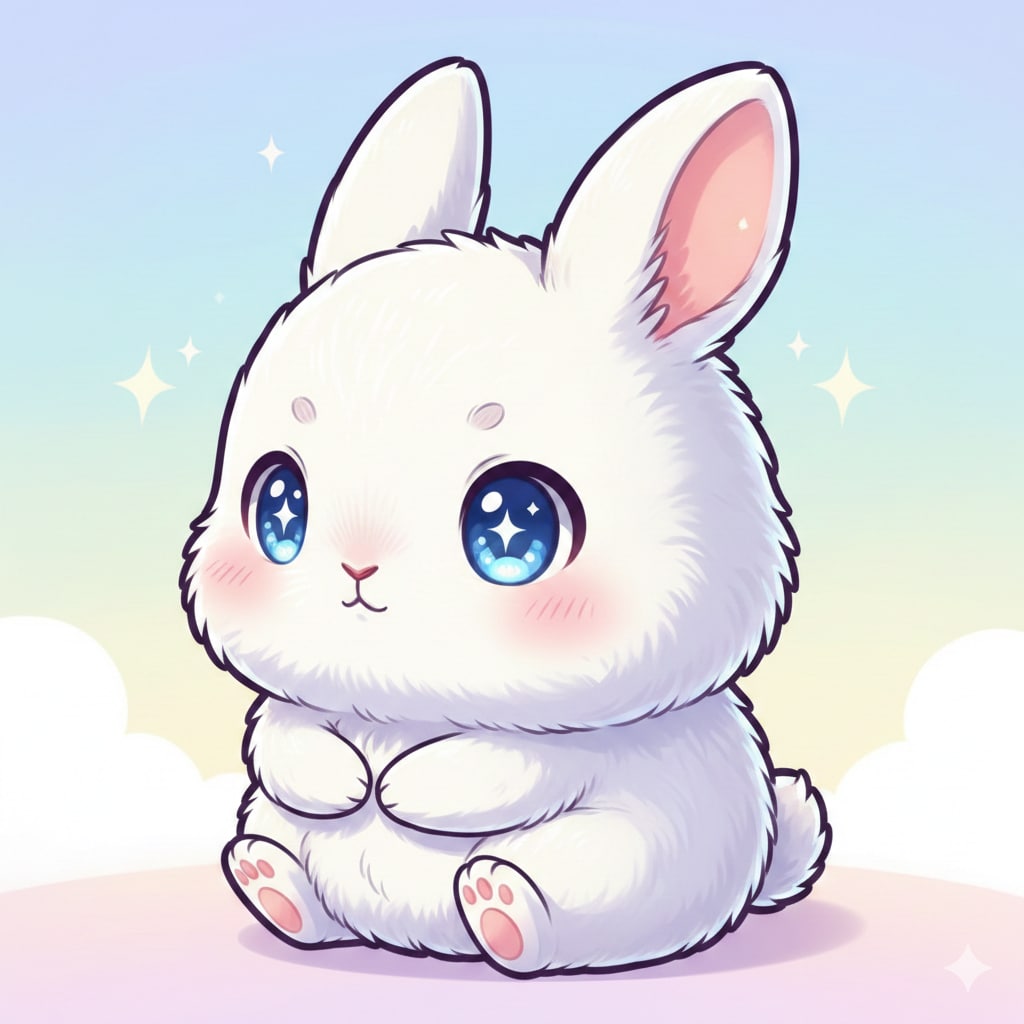 キラキラなうさぎ