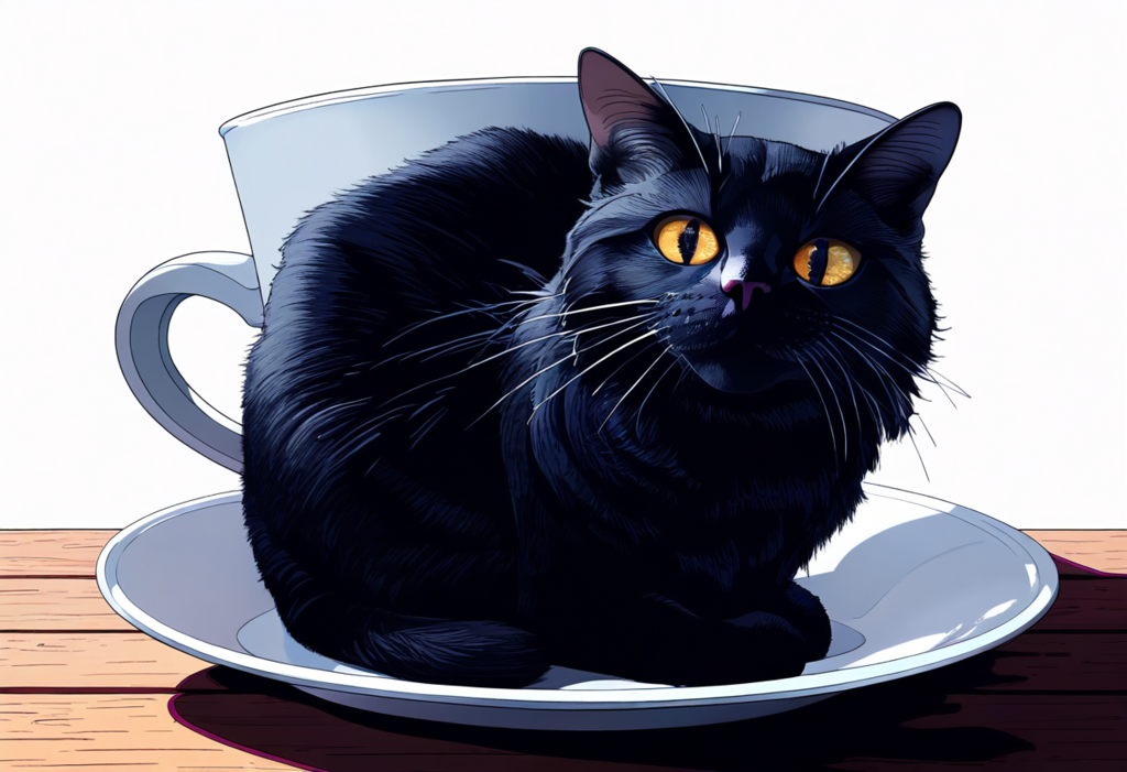 🐈‍⬛「私のコーヒーが飲めんのか？」