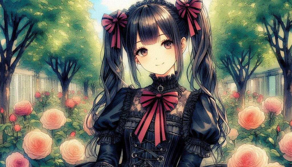 少女と薔薇 3