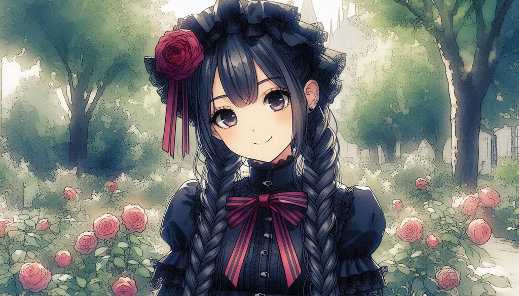 少女と薔薇 3