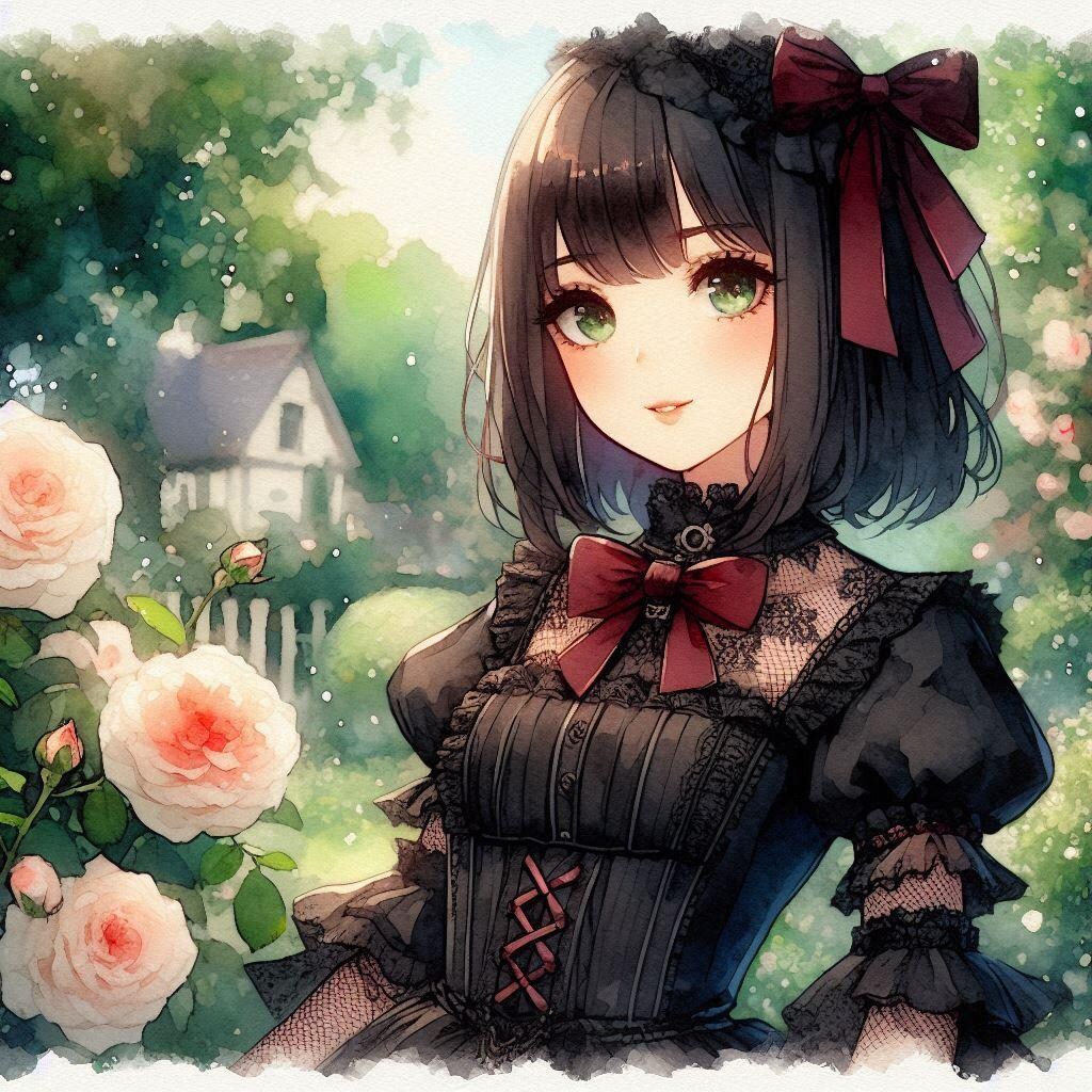 少女と薔薇 3