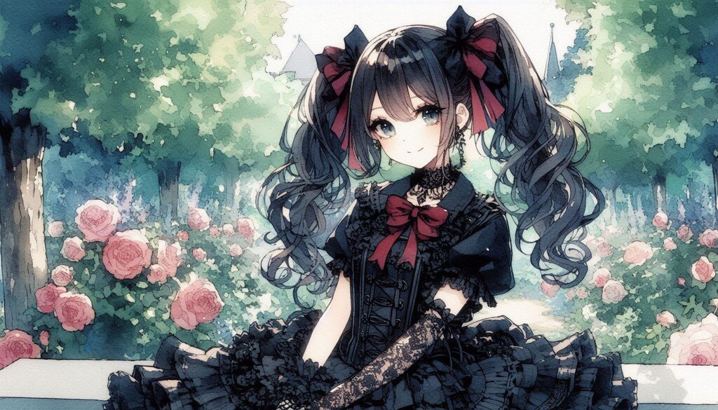 少女と薔薇 3