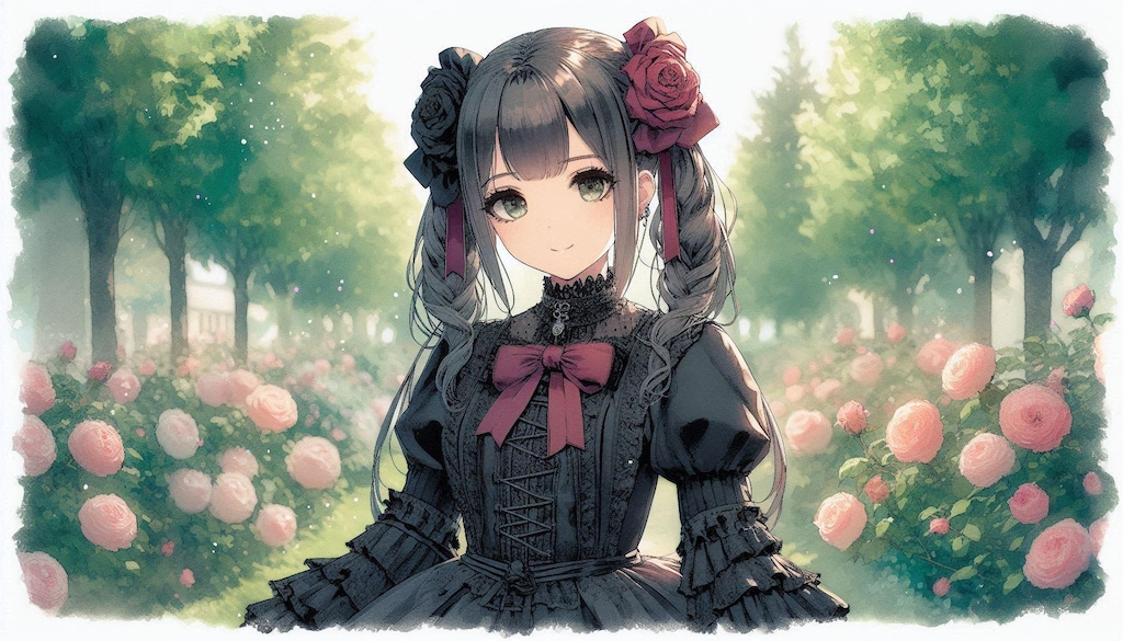 少女と薔薇 3