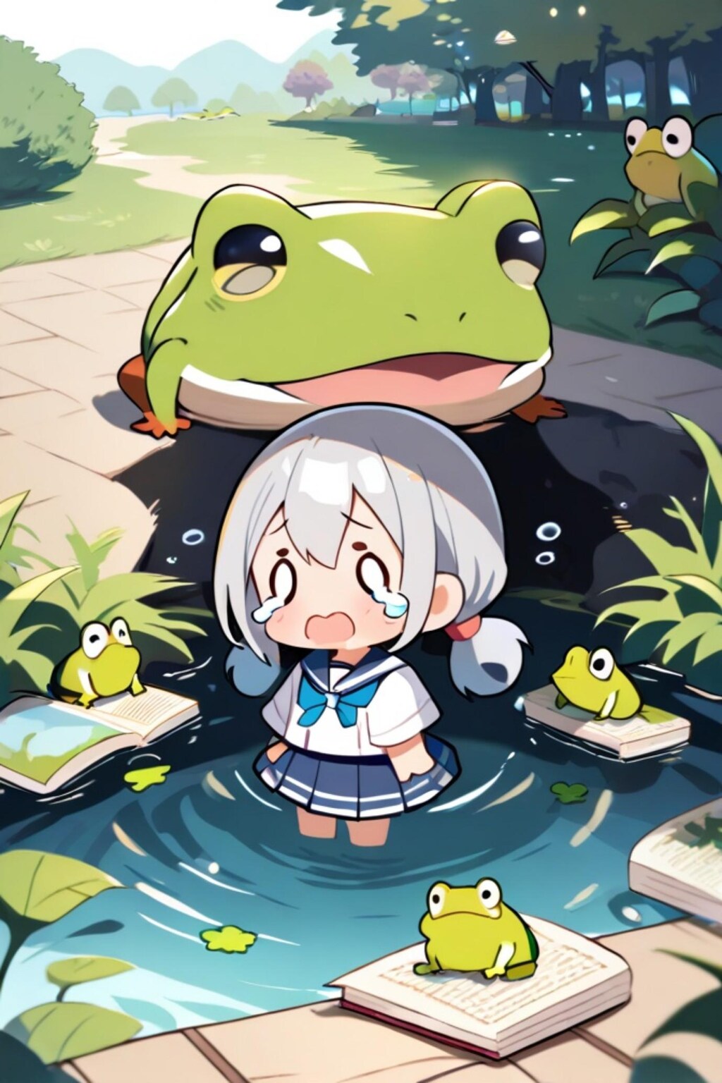 ピンチな銀髪ちゃん