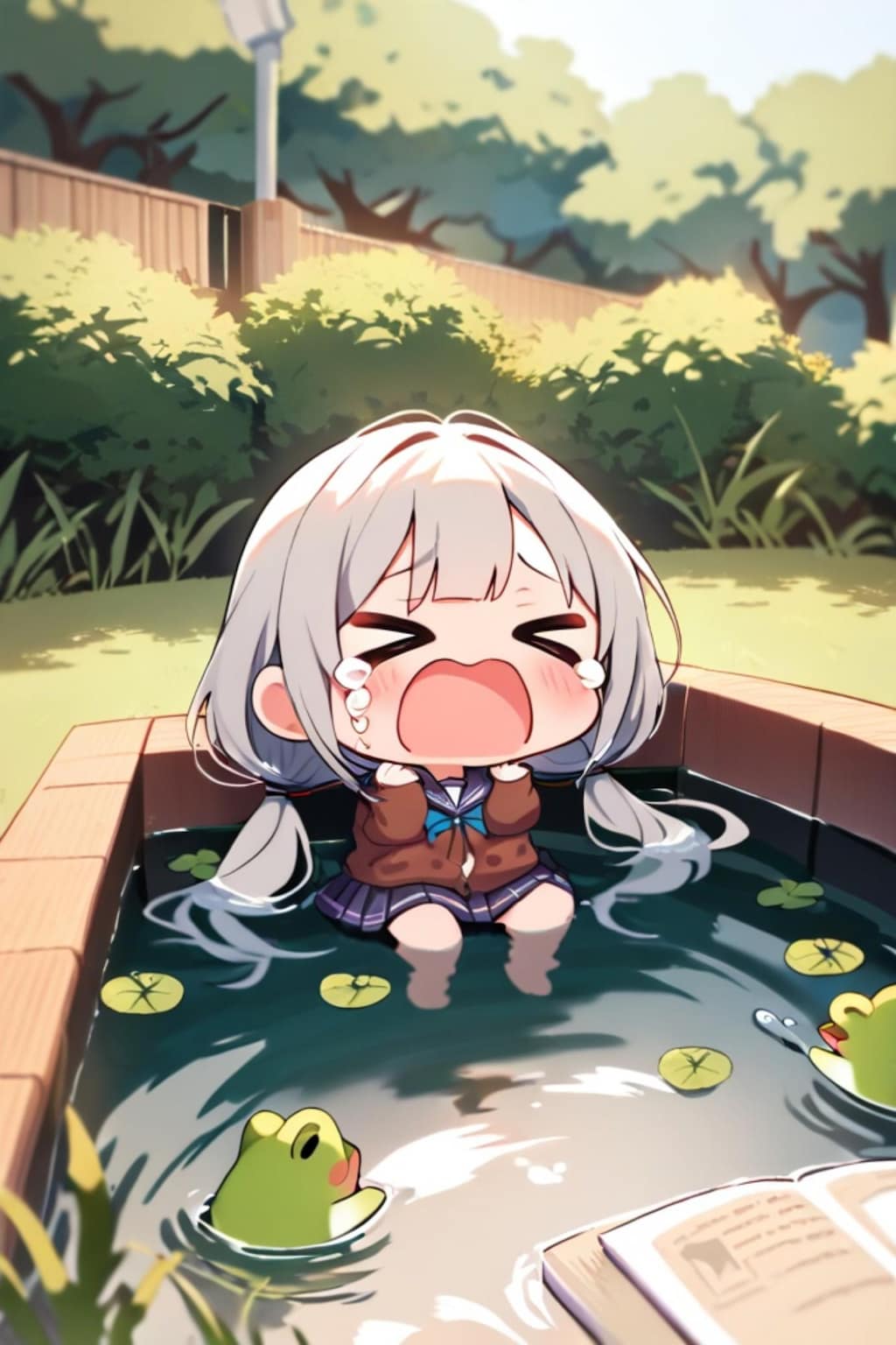 ピンチな銀髪ちゃん