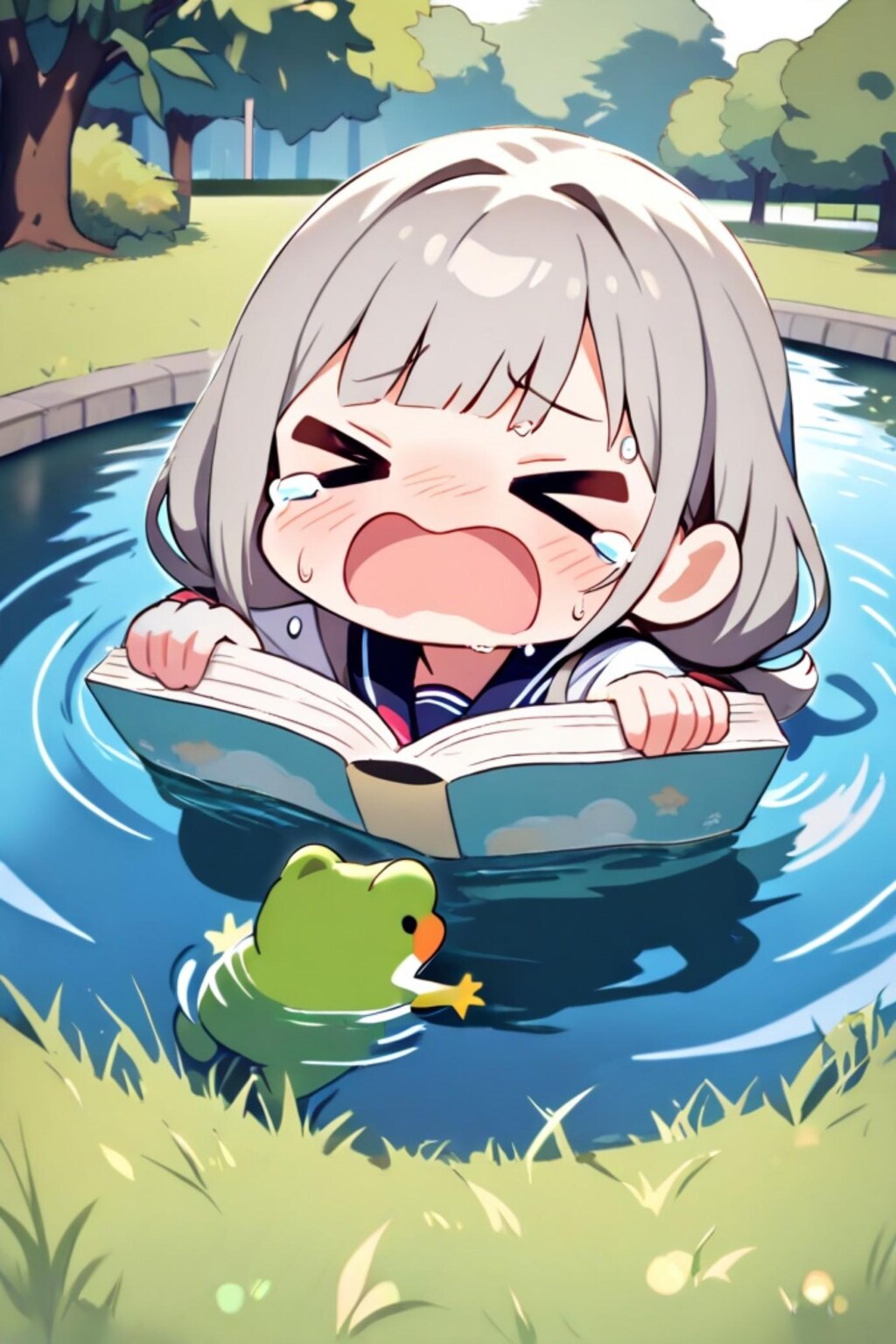 ピンチな銀髪ちゃん