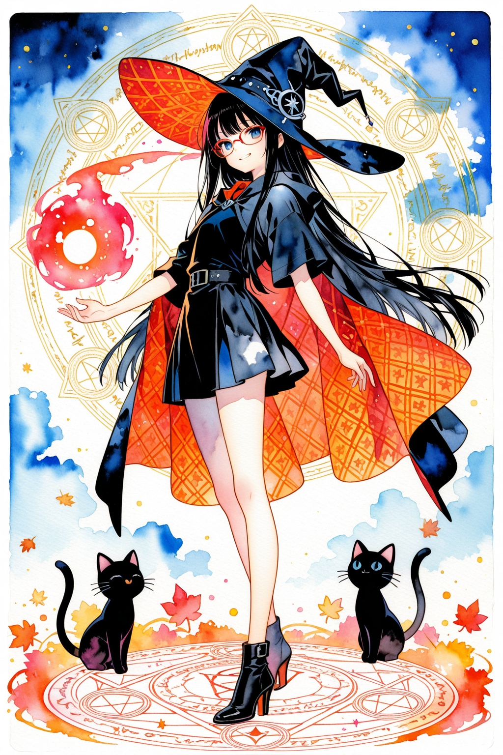 立ったまま寝る魔女さん