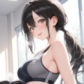 競水輝ちゃんと一緒にトレーニング 3枚目