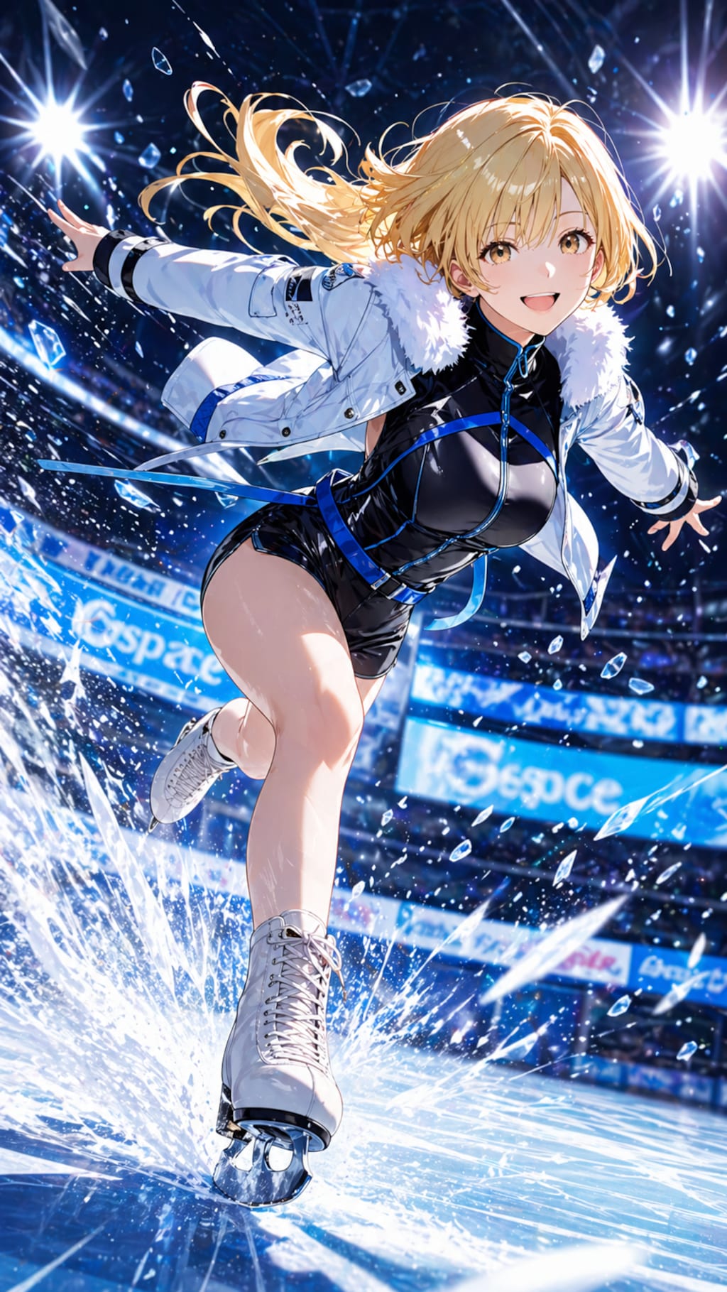 スケートを楽しむお姉さん♡