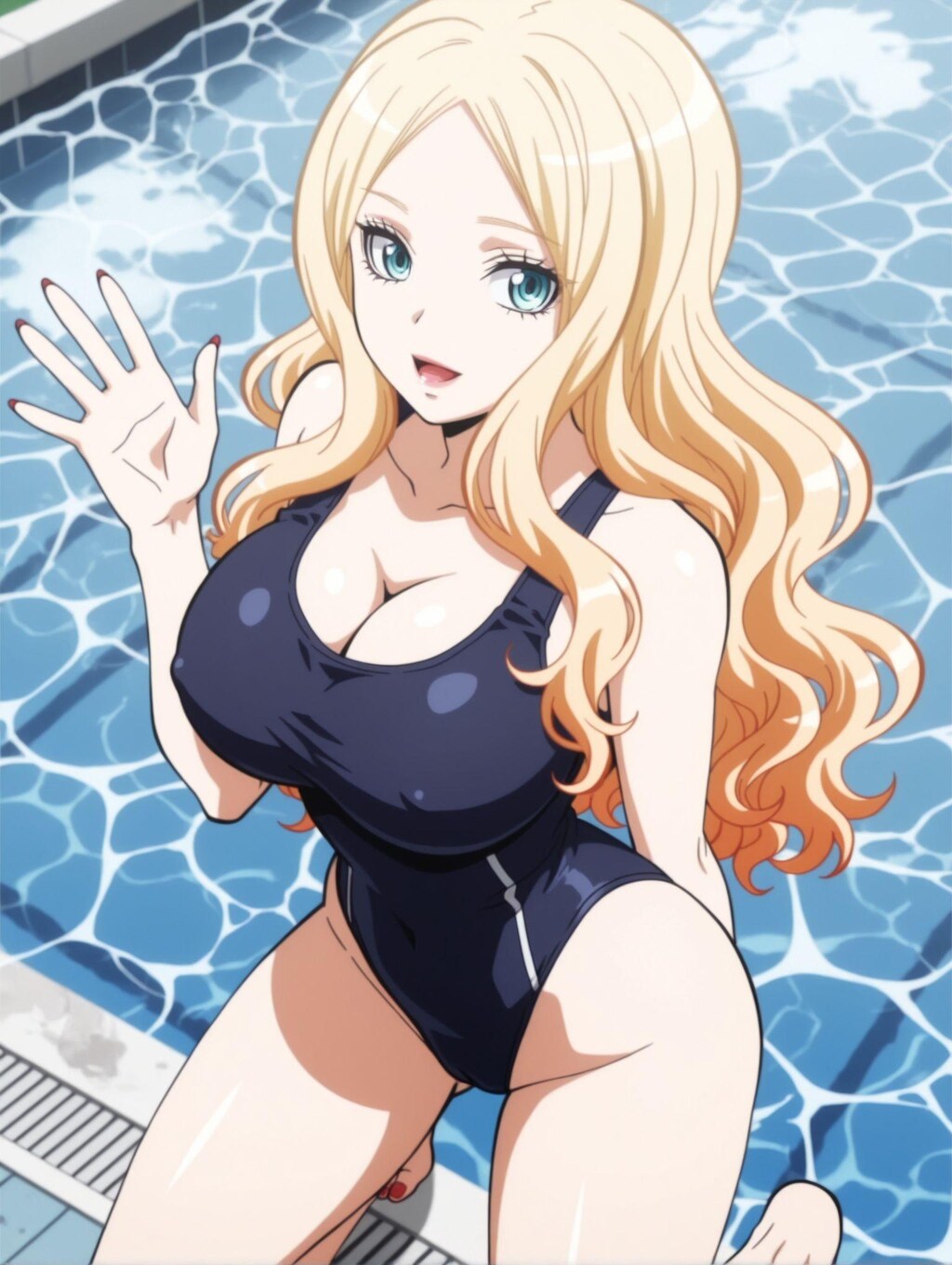 ビッチ先生×スク水