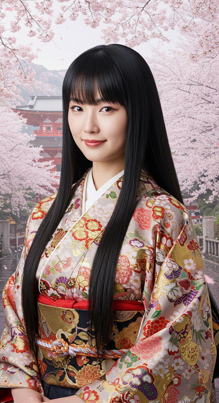 リアル日本異世界の姫君の花見