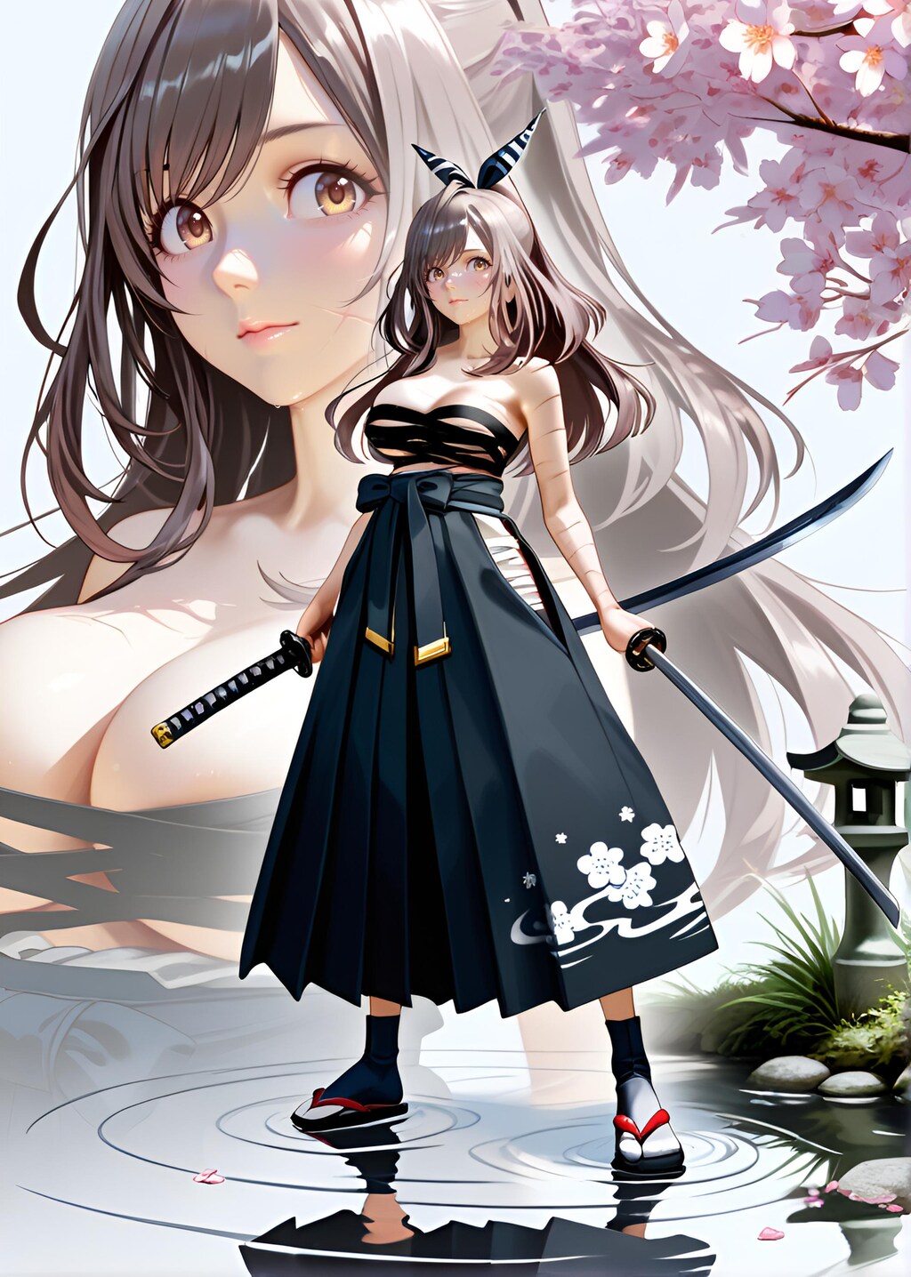 朝比奈月愛（AsahinaKagura）帯刀