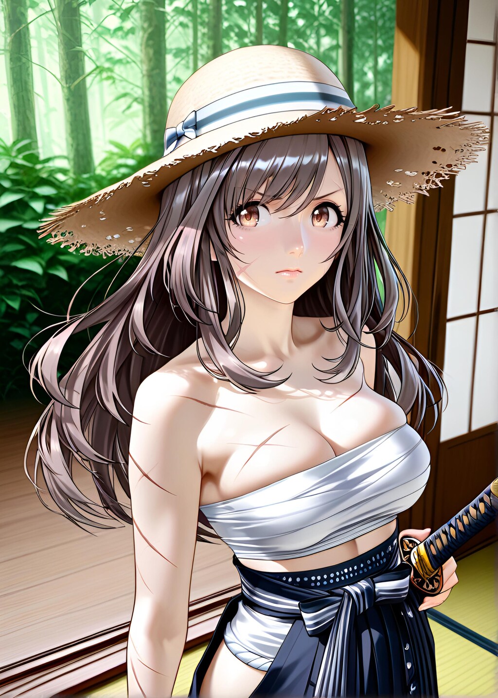 朝比奈月愛（AsahinaKagura）帯刀