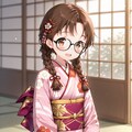 眼鏡三つ編み姉妹に正座をさせてみた 2枚目