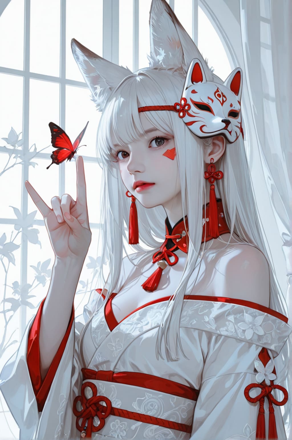 キツネサイン