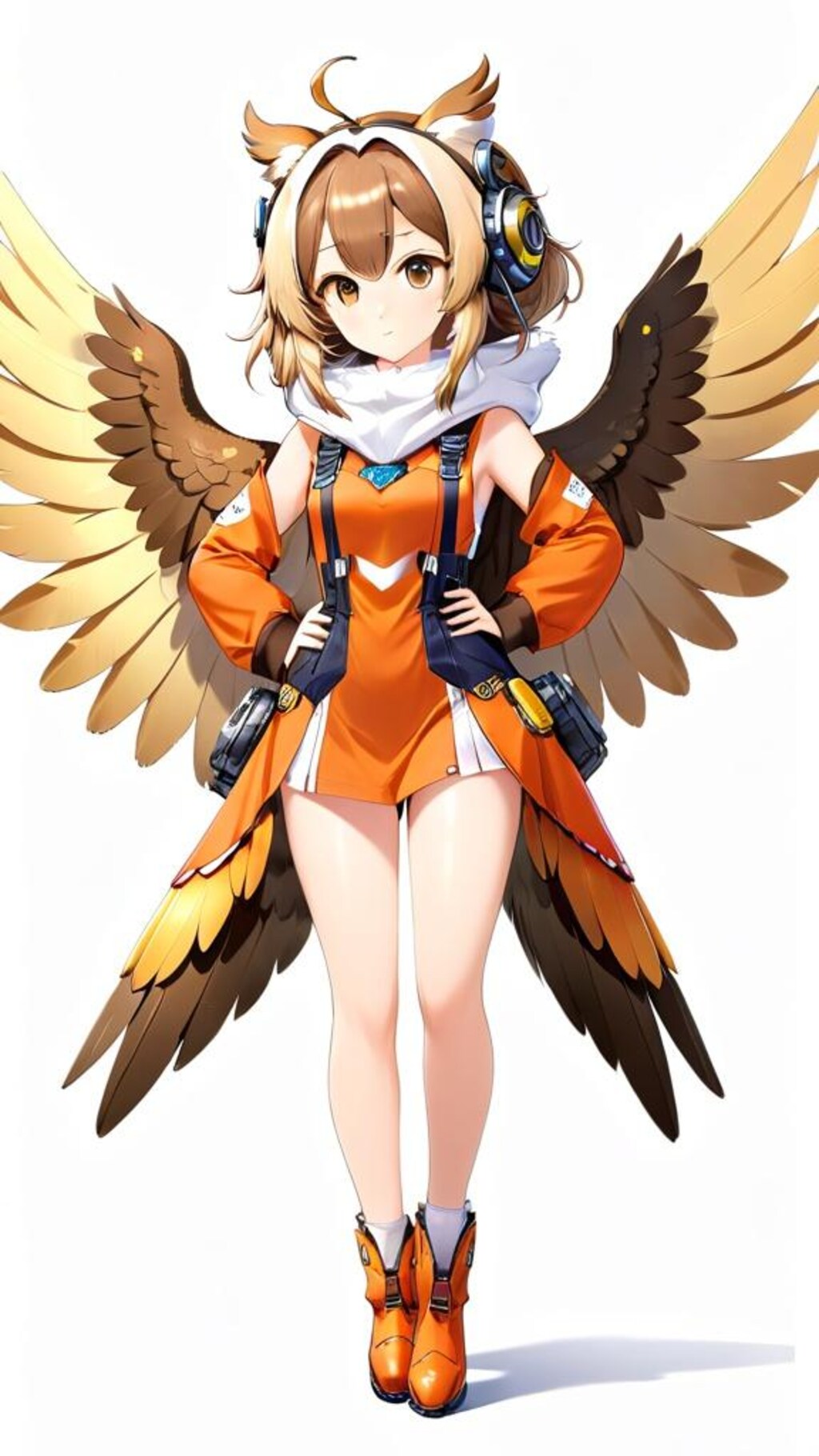 追加　試験的なメカ娘