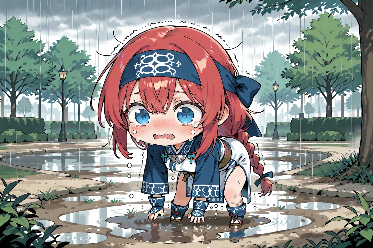 散々な目に合うコロポックル赤髪お兄ちゃんズくん