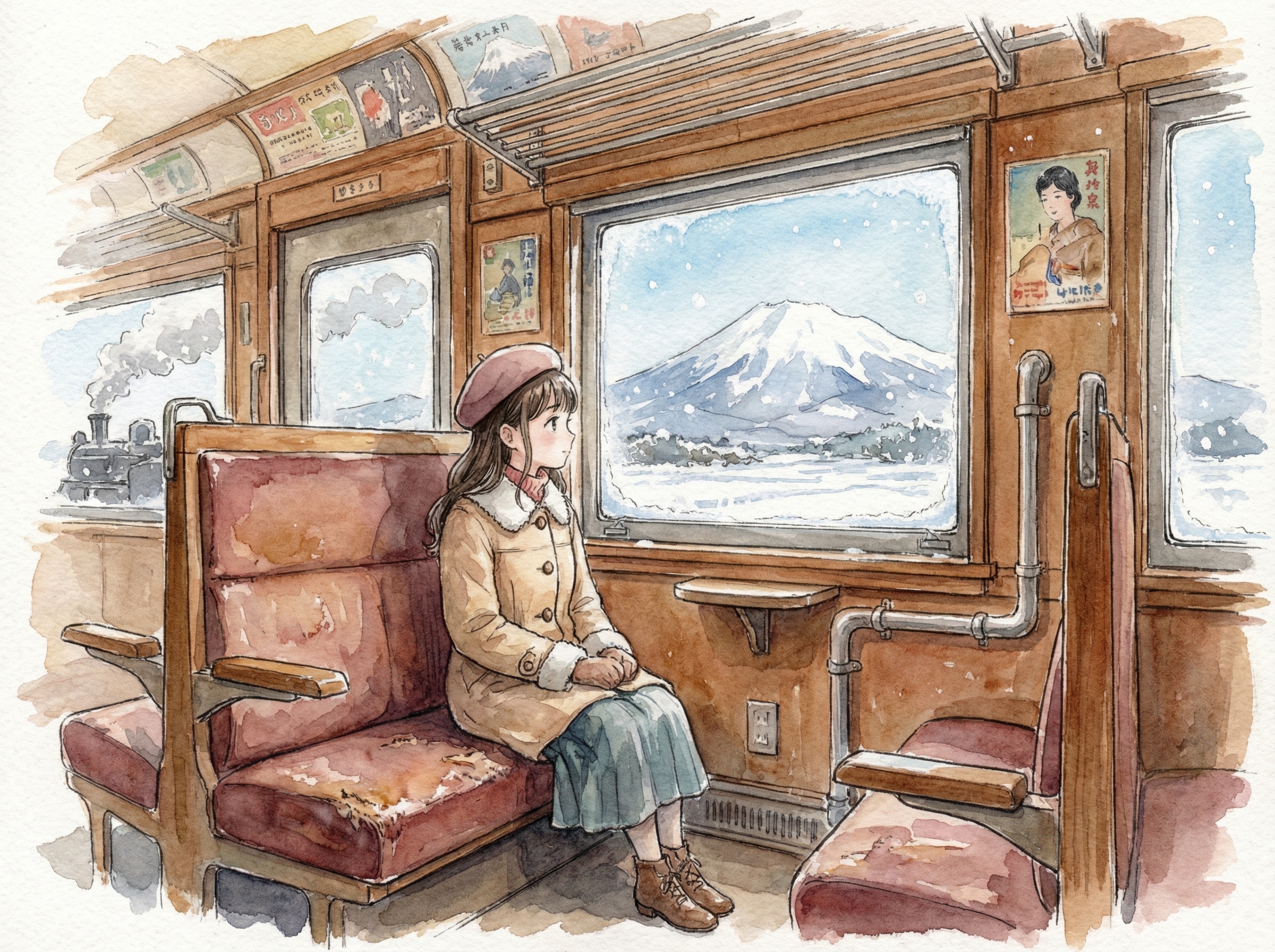 ノスタルジックな旅 | の人気AIイラスト・グラビア