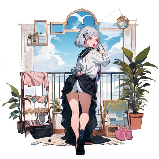 腰と背筋を曲げるがテーマ | の人気AIイラスト・グラビア