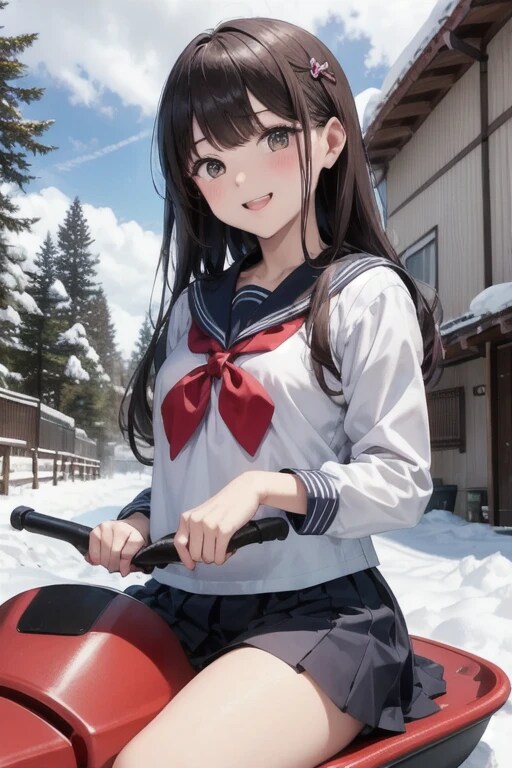 お兄ちゃん　ハンドル意味ないけど乗ってく？ | の人気AIイラスト・グラビア