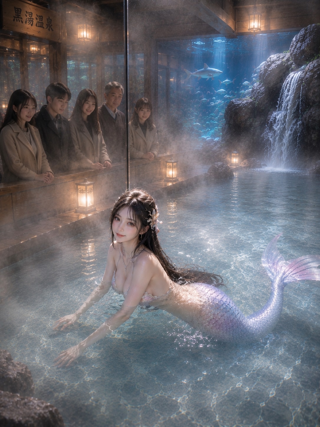 ★温泉水族館
