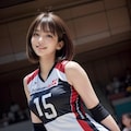 反則級女子バレーボール選手 4枚目