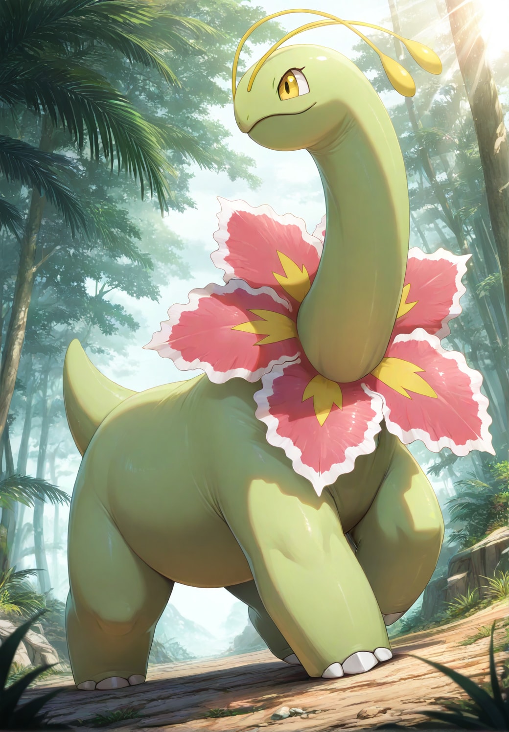 メガニウム/ポケモン (Meganium/Pokemon) | の人気AIイラスト・グラビア