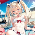 水着電脳アイドルさん 6枚目