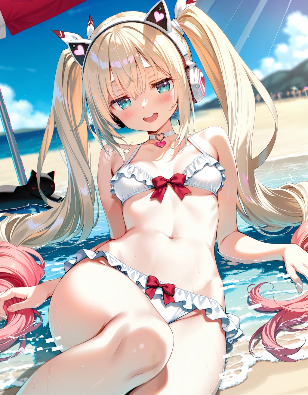 水着電脳アイドルさん