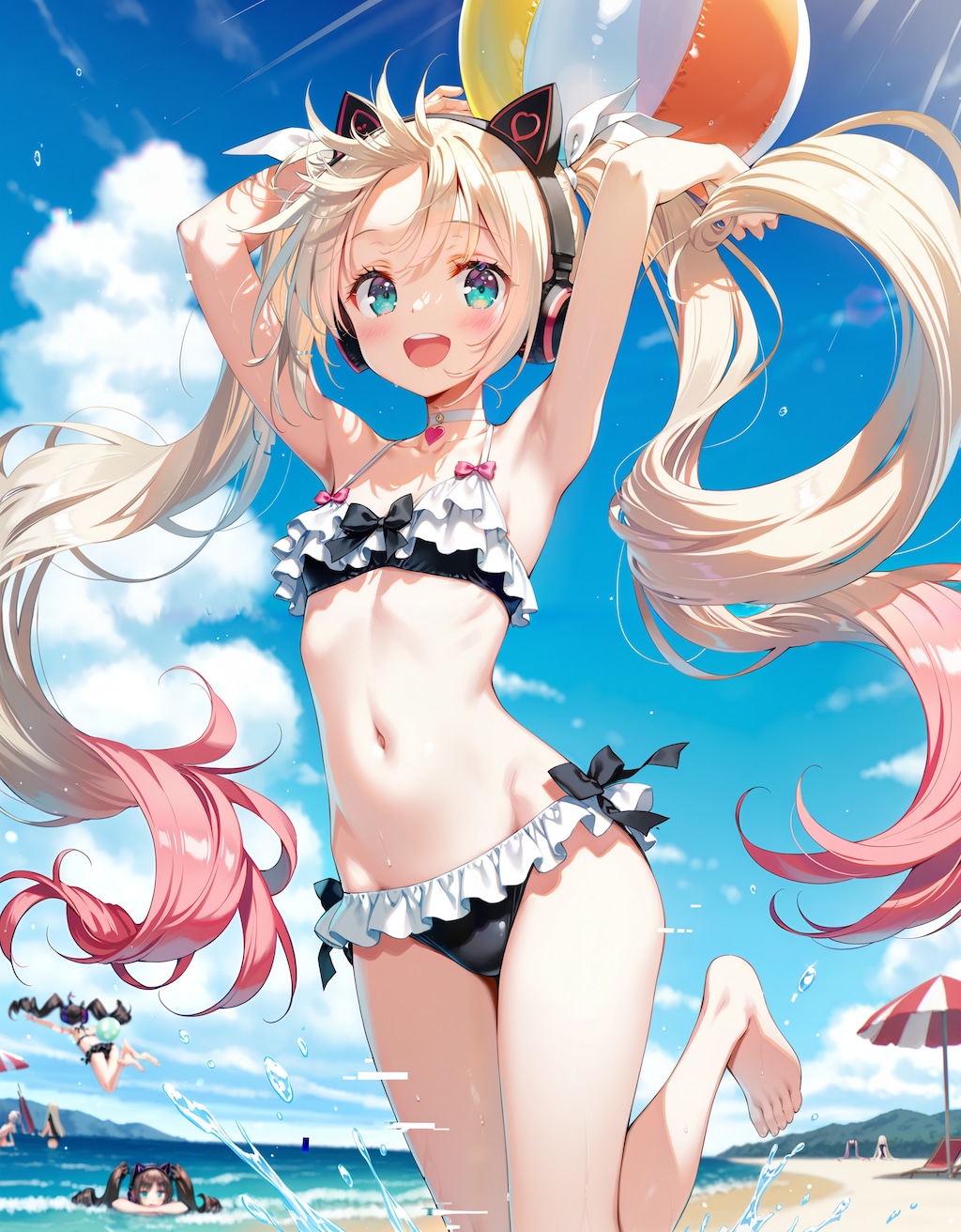 水着電脳アイドルさん