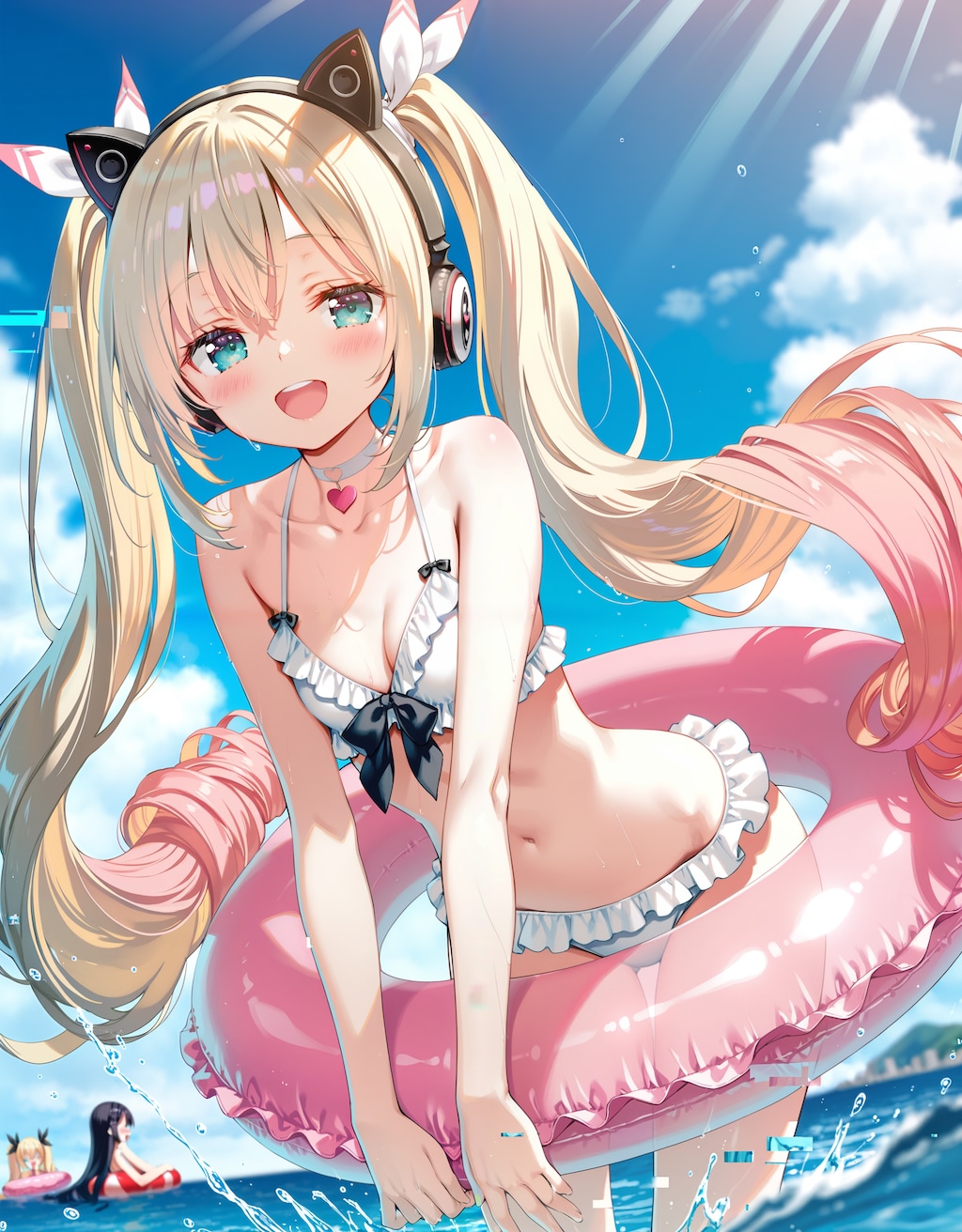 水着電脳アイドルさん