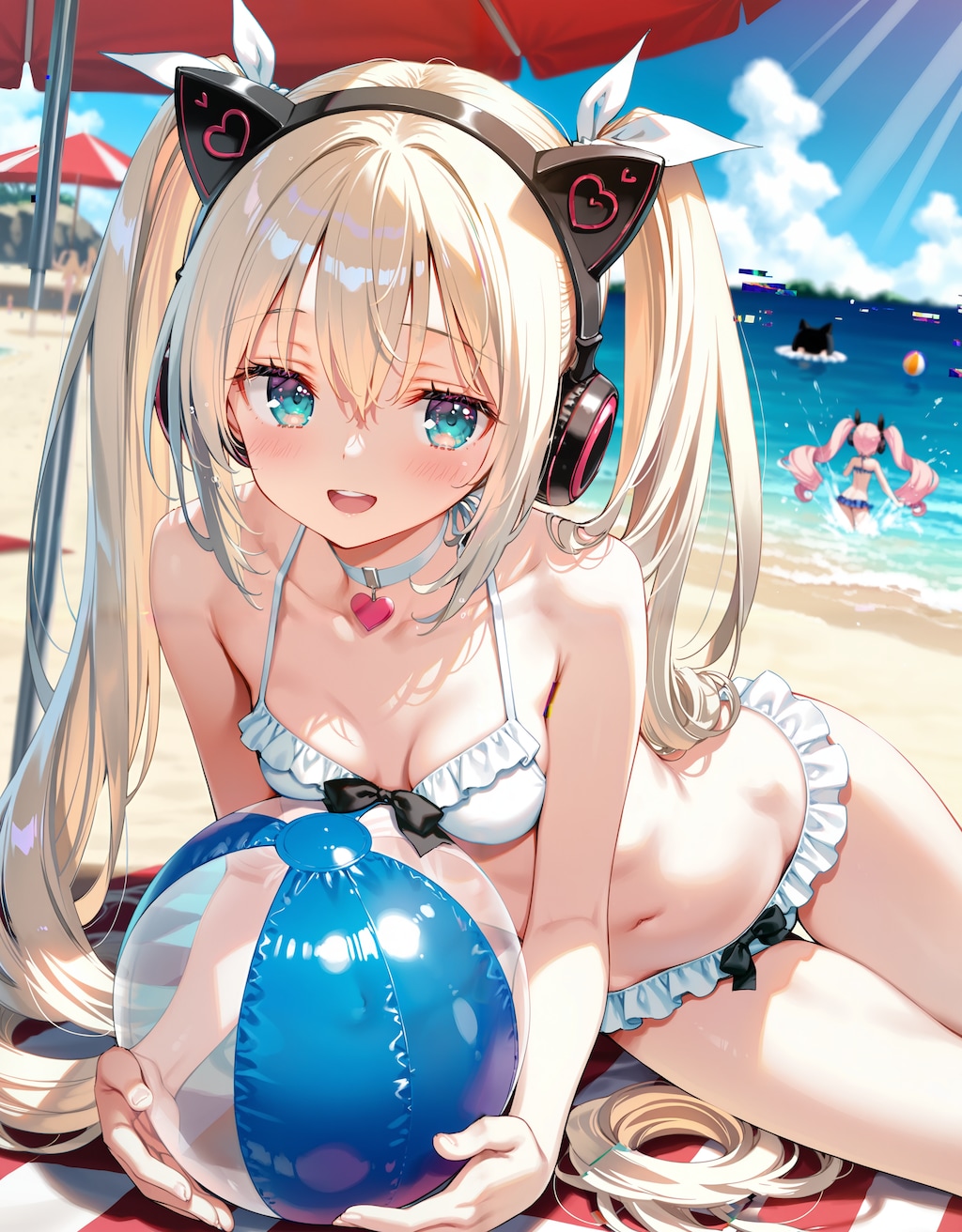 水着電脳アイドルさん