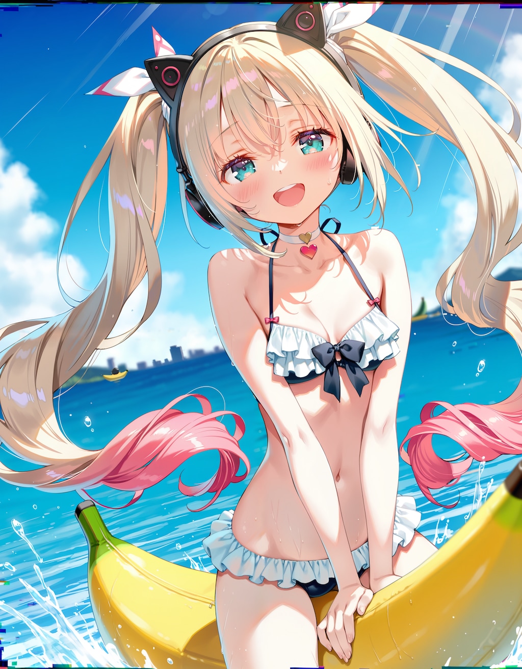 水着電脳アイドルさん