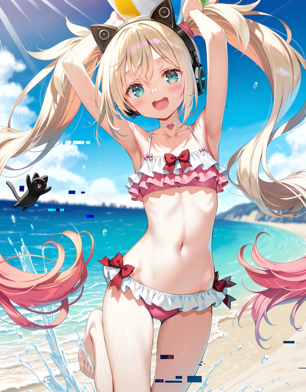 水着電脳アイドルさん