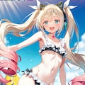 水着電脳アイドルさん 8枚目