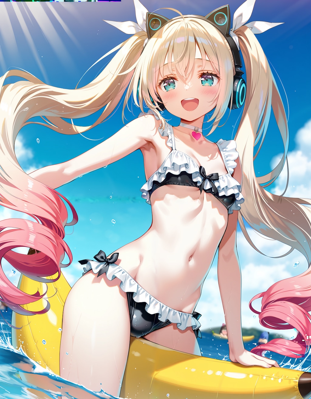 水着電脳アイドルさん