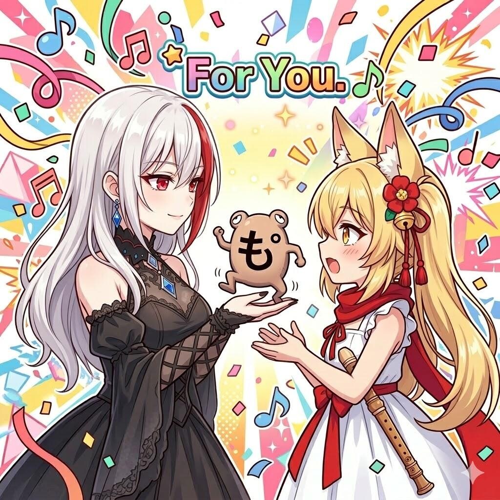 ミラさんにリコーダーを与える