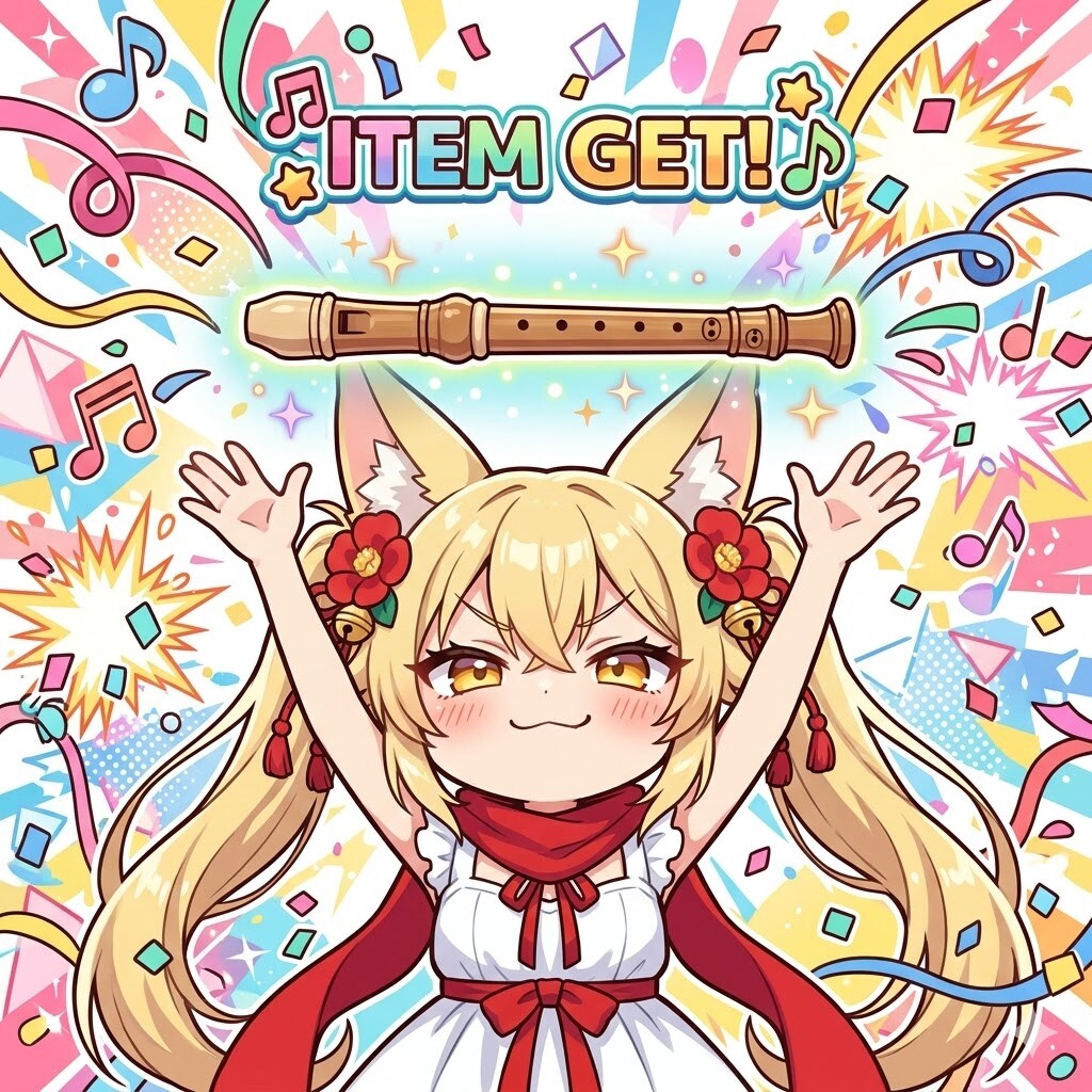 ミラさんにリコーダーを与える | の人気AIイラスト・グラビア